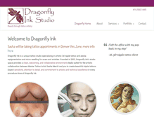 Tablet Screenshot of dragonflyink.com
